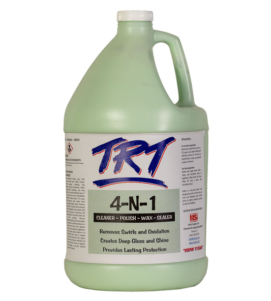 TRT 4-N-1 Paint Cleaner Polish Wax & Sealer | One-Step Gloss & Protection