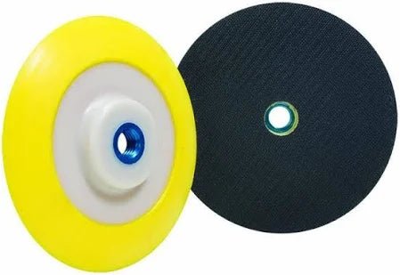 6" J - Hook Backing Plate for Rotary Polishers | 5/16" x 24 Thread (Rigid & Flex Edge) - Mark Supply Inc