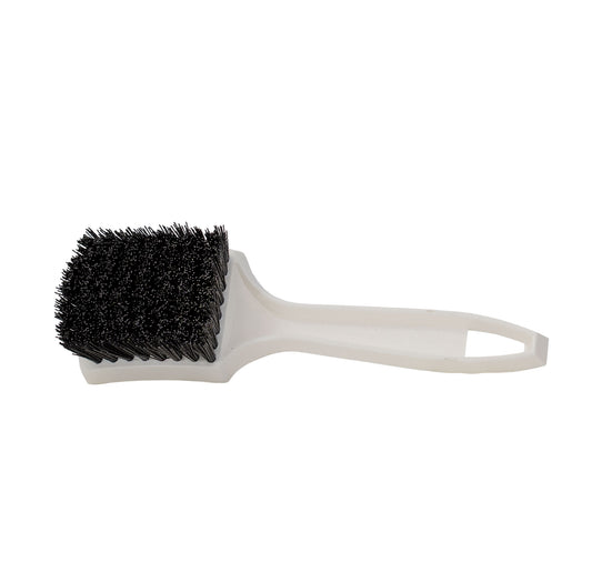 Whitewall & Tire Short-Handle Scrub Brush | Heavy-Duty Detailing Brush