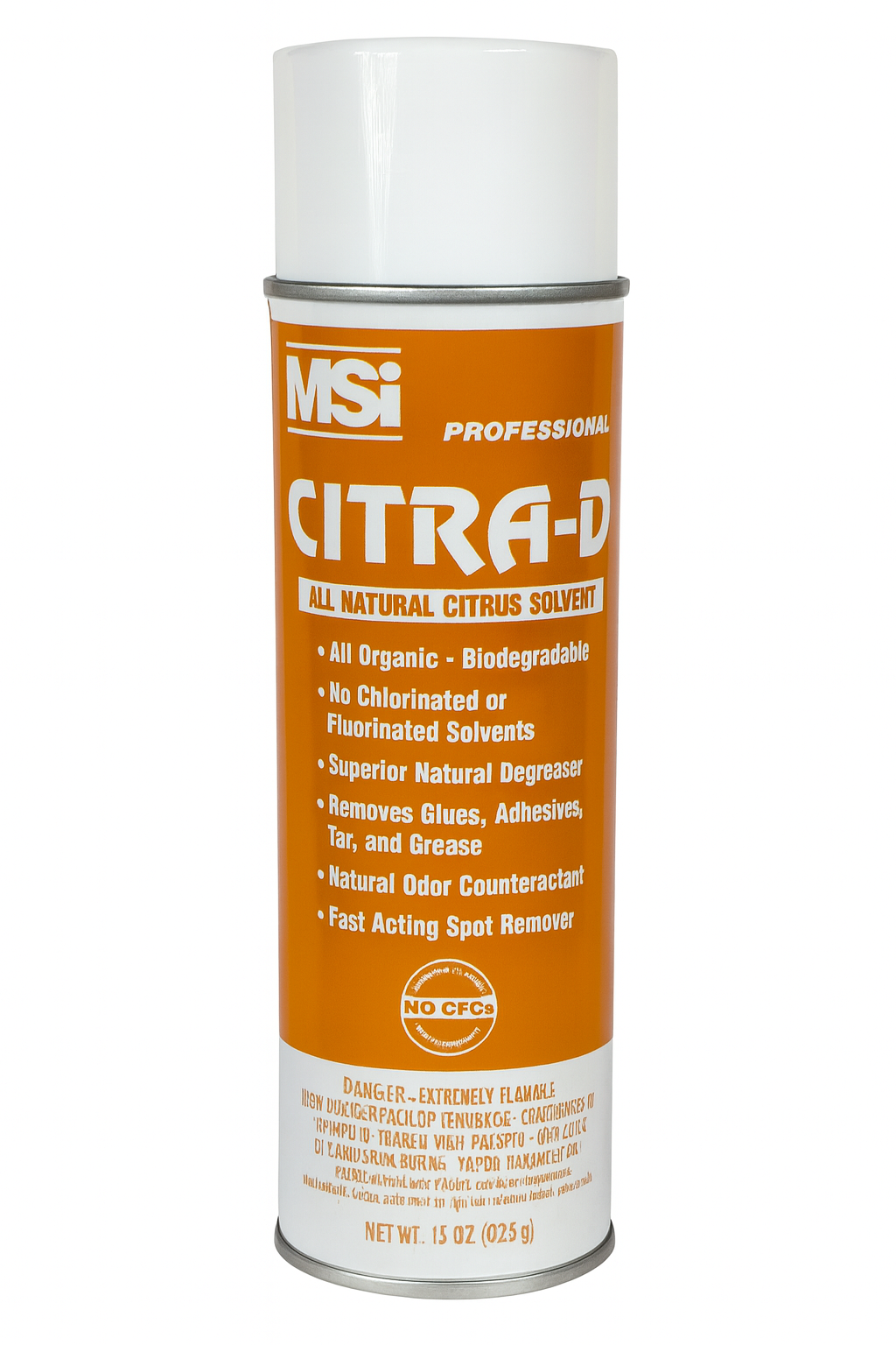 MSI CITRA-D Natural Citrus Solvent | Industrial Degreaser & Adhesive Remover