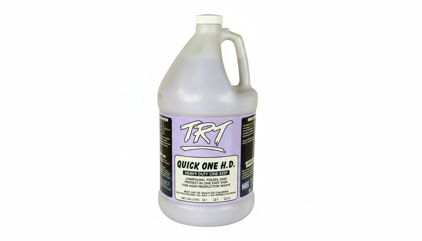 TRT Quick One H.D. | Heavy Duty One-Step Compound & Polish with Protection