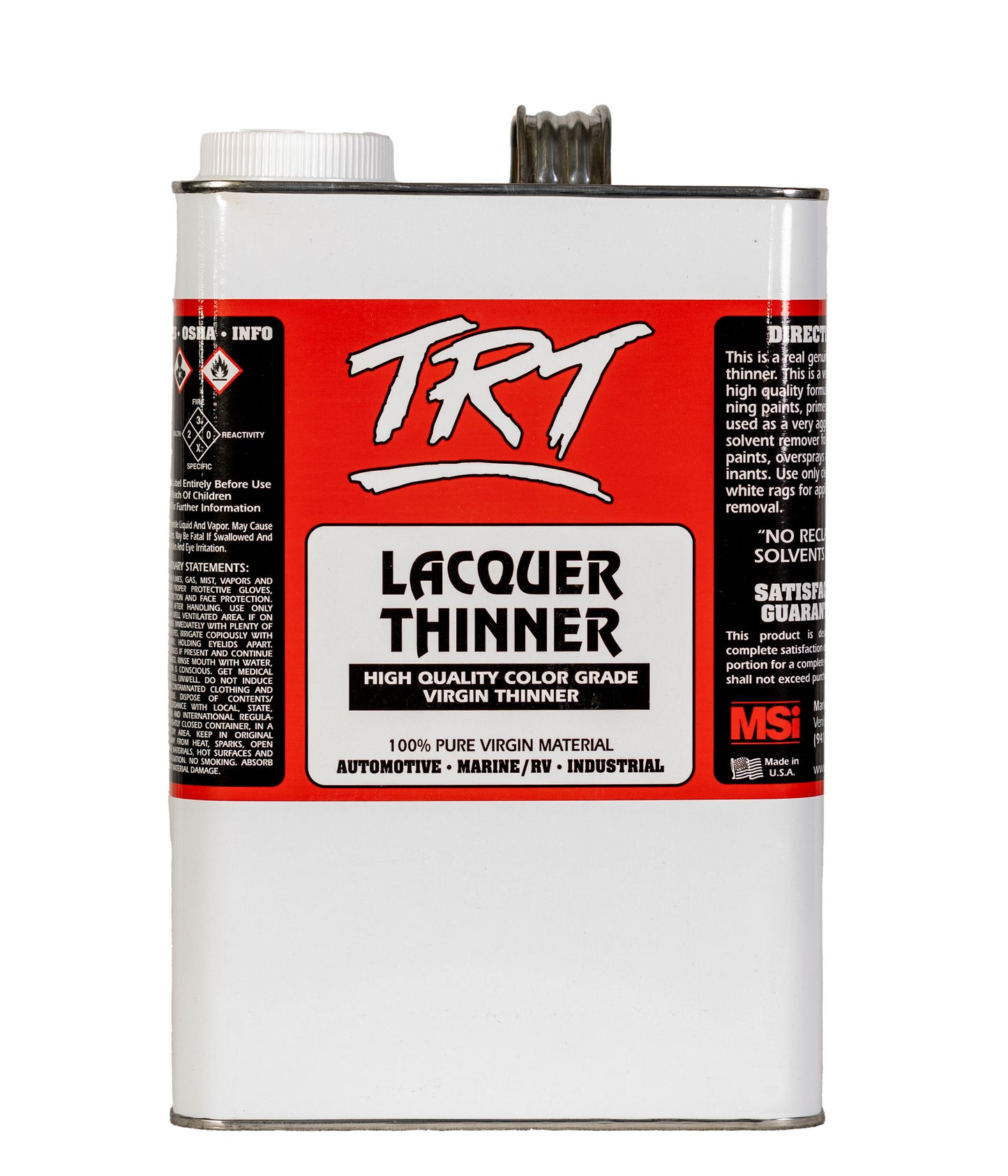 TRT Lacquer Thinner | Professional Color Grade Virgin Solvent