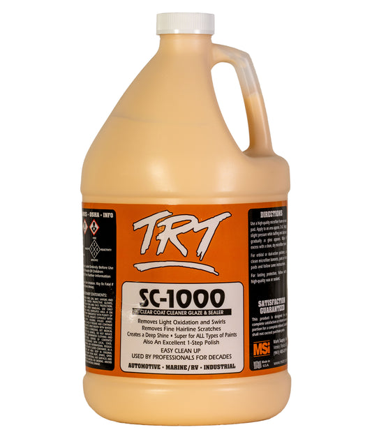 SC-1000 Clear Coat Cleaner Glaze & Sealer | One-Step Paint Enhancement