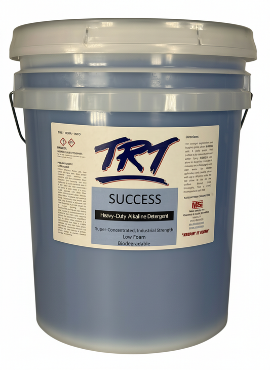 TRT Success | Heavy-Duty Alkaline Detergent | Industrial Strength Cleaner