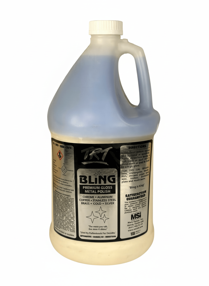 Bling Premium Gloss Metal Polish | Chrome & Aluminum High Shine Polish - Mark Supply Inc