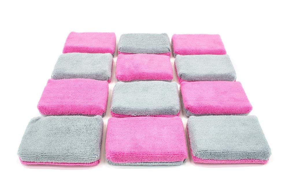 Microfiber Coating Applicator Sponge | Thin Terry Applicator with Plastic Barrier - Mark Supply Inc
