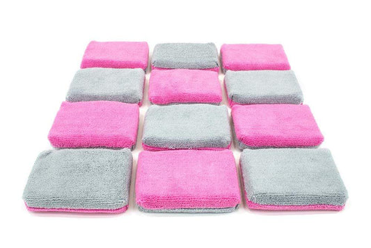 Microfiber Coating Applicator Sponge | Thin Terry Applicator with Plastic Barrier - Mark Supply Inc