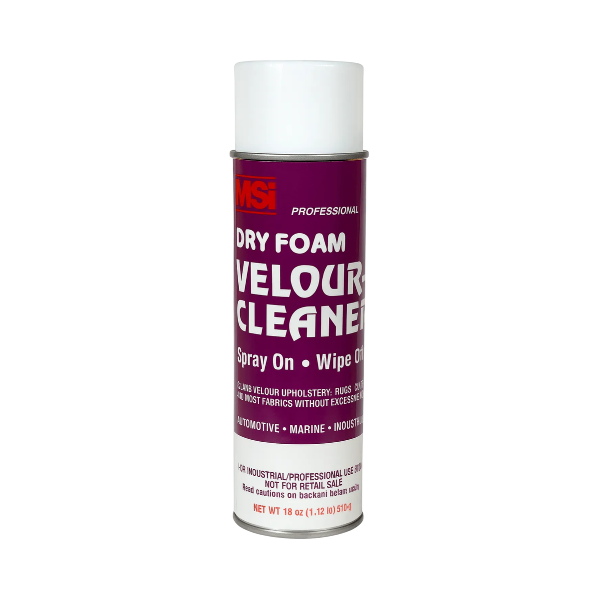 MSI Dry Foam Velour Cleaner | Professional Fabric & Upholstery Cleaner - Mark Supply Inc