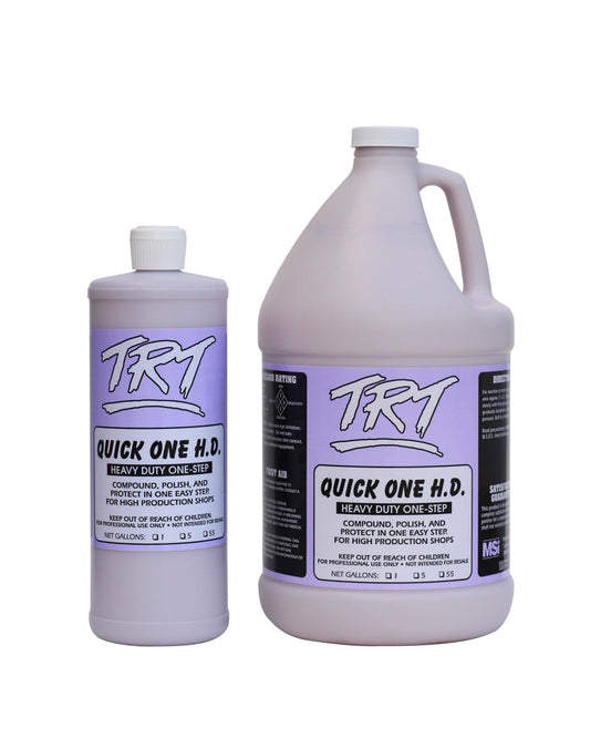 TRT Quick One H.D. | Heavy Duty One-Step Compound & Polish with Protection