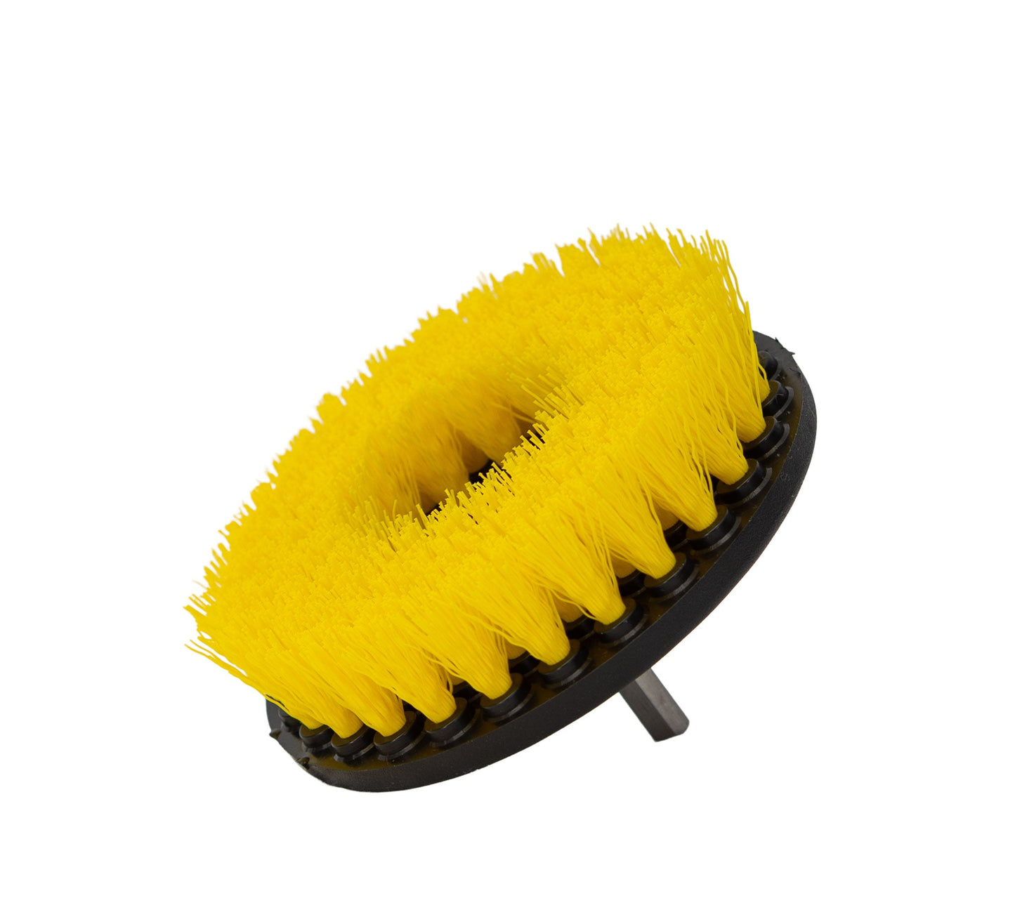 SM Arnold Yellow Drill Brush | Medium - Duty Carpet & Upholstery Cleaning Attachment - Mark Supply Inc