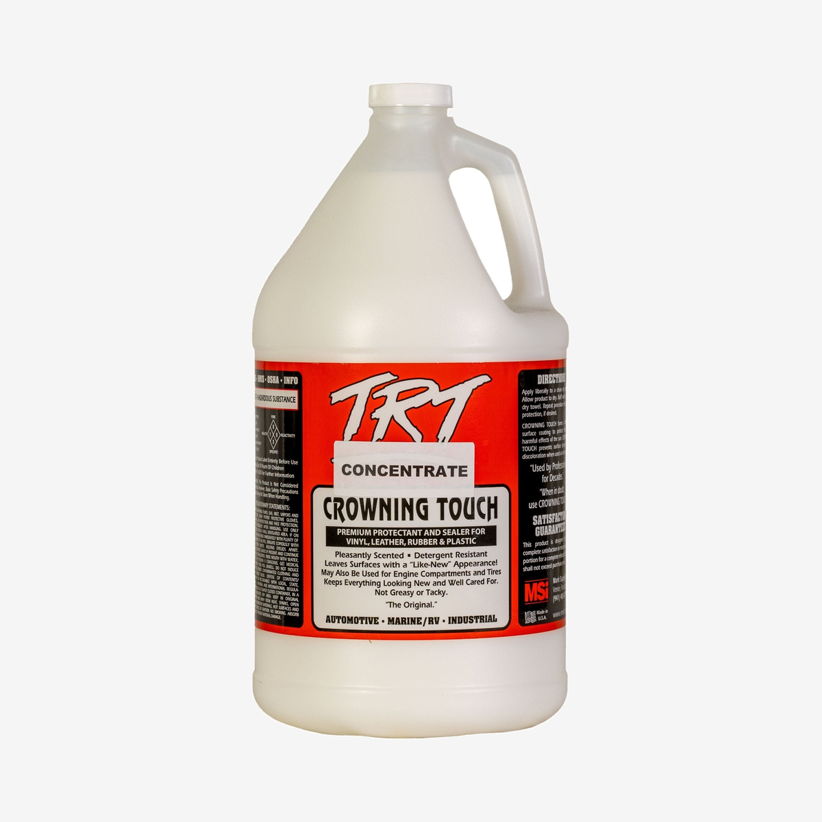 TRT Crowning Touch Concentrate Protectant | Vinyl, Rubber, & Plastic - Mark Supply Inc