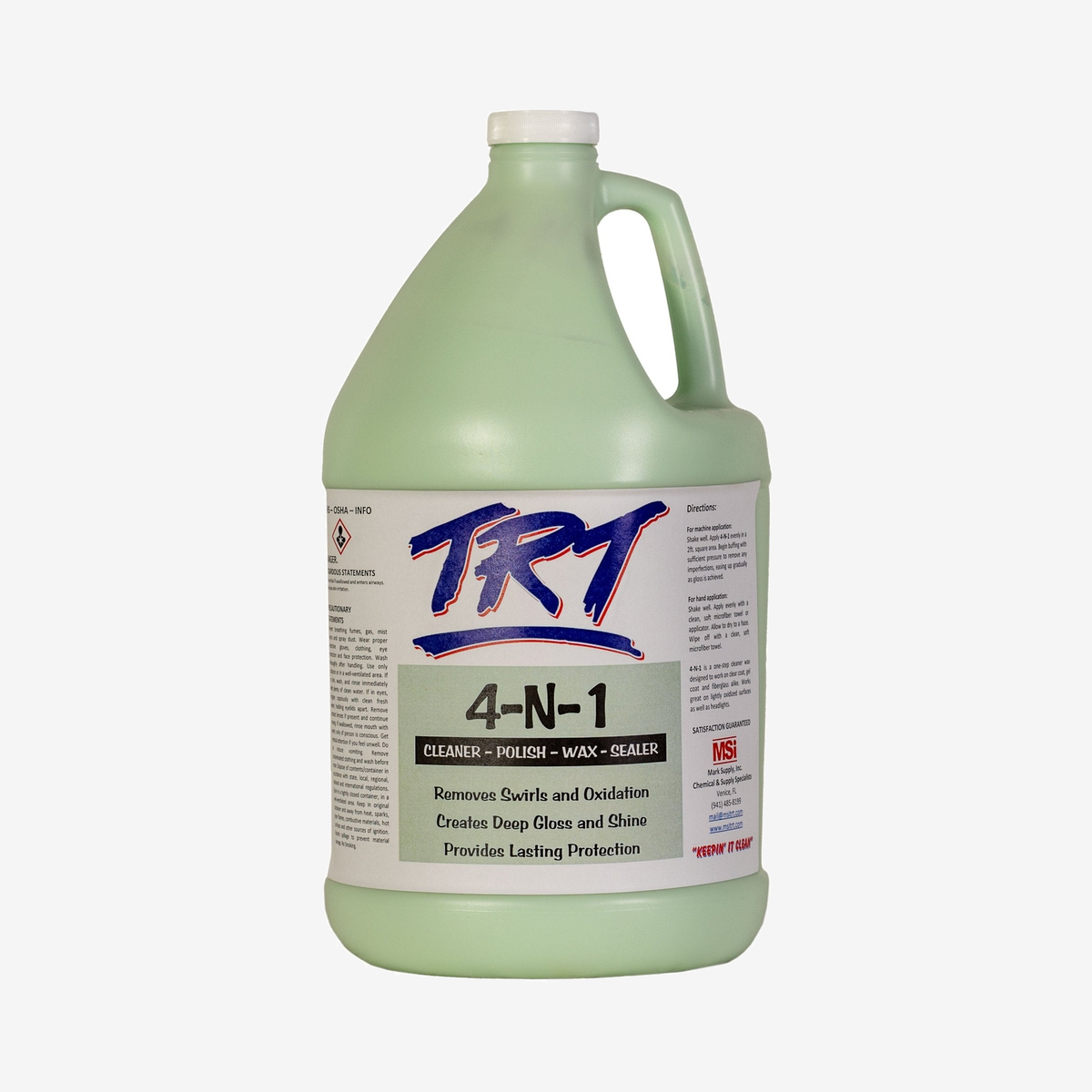 TRT 4 - N - 1 Paint Cleaner Polish Wax & Sealer | One - Step Gloss & Protection - Mark Supply Inc