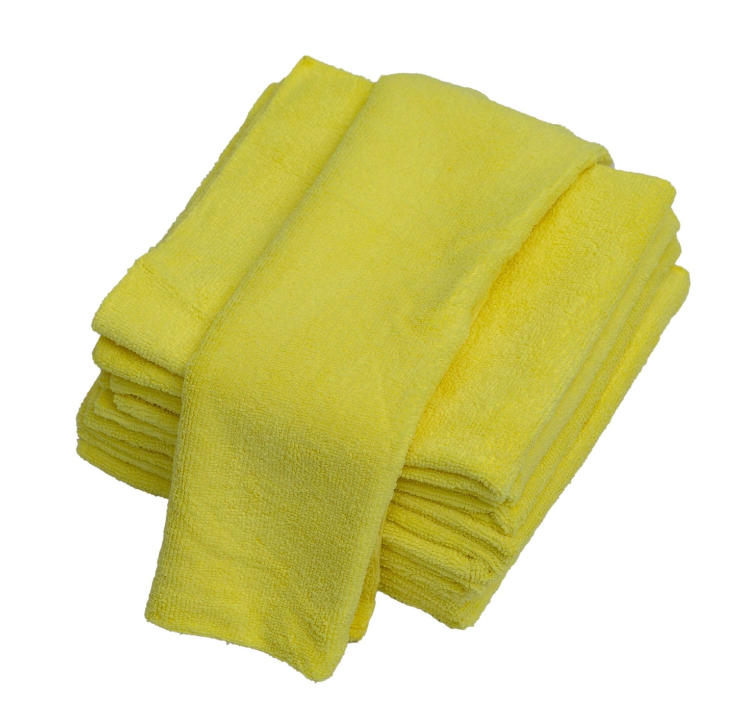 Yellow Microfiber Edgeless Towel | Ultra - Soft Scratch - Free Detailing Cloth - Mark Supply Inc