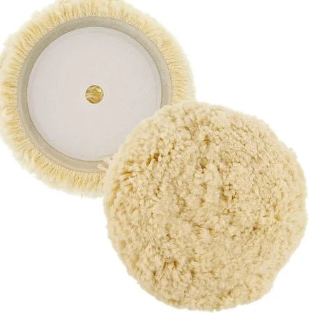 3" Wool Buffing Pads (2 Pack) | Mini Wool Cutting & Polishing Pads - Mark Supply Inc