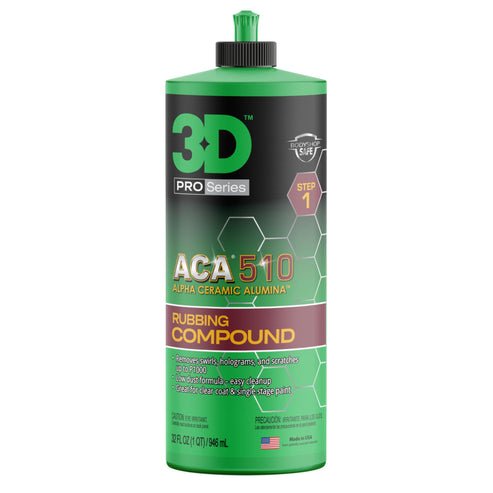 3D ACA 510 Premium Rubbing Compound | Heavy Cut Paint Correction - Mark Supply Inc