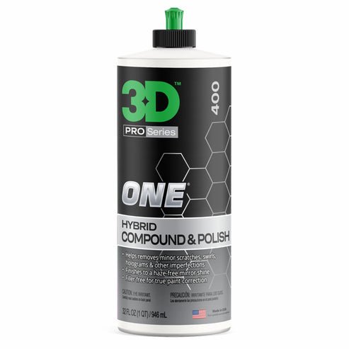 3D One Hybrid Compound & Polish – One Step Paint Correction Solution - Mark Supply Inc
