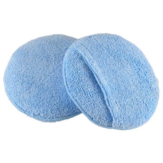 5” Round Microfiber Applicator Pad with Pocket | Detailing Applicator - Mark Supply Inc