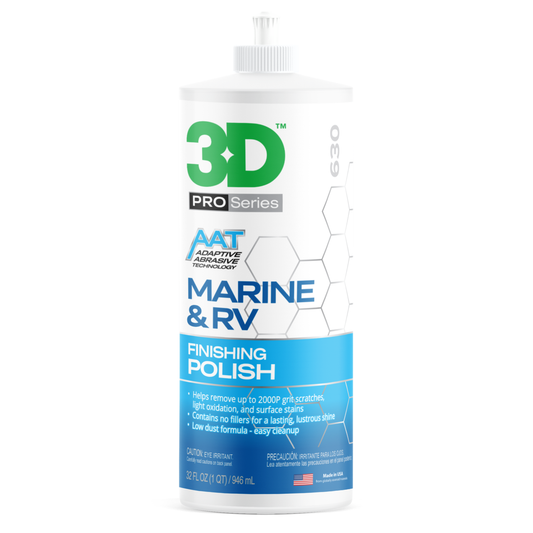 3D Marine & RV Finishing Polish | Gloss Restoration for Gel Coat