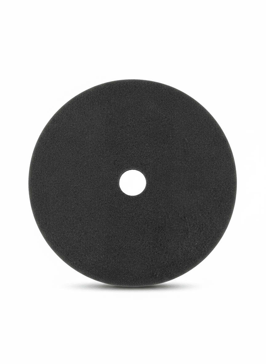 6.5" Black Finishing Pad | Foam Final Polish Pad - Mark Supply Inc