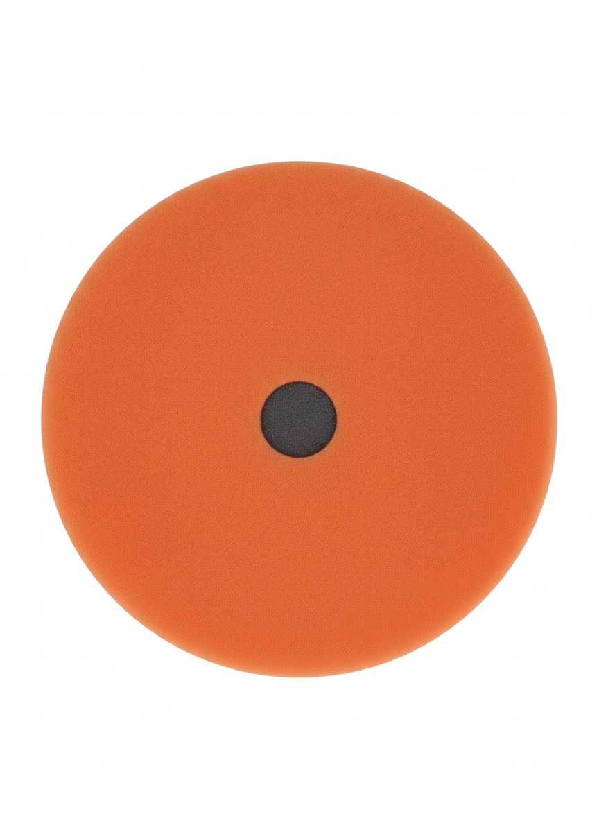 6.5" Orange Polishing Pad | Medium Foam Polish Pad - Mark Supply Inc