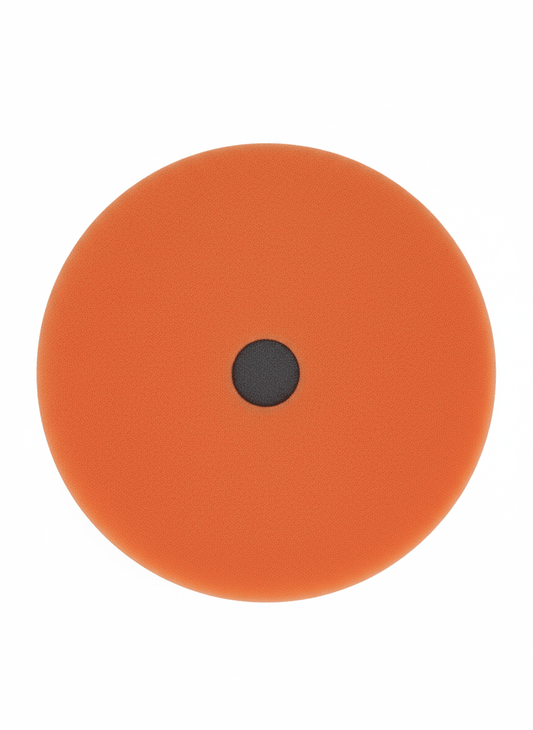 6.5" Orange Polishing Pad | Medium Foam Polish Pad - Mark Supply Inc