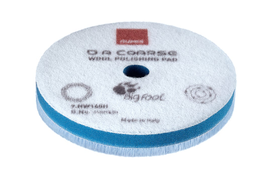 RUPES D-A COARSE Wool Polishing Pad | High Cutting Power for Dual Action Polishers