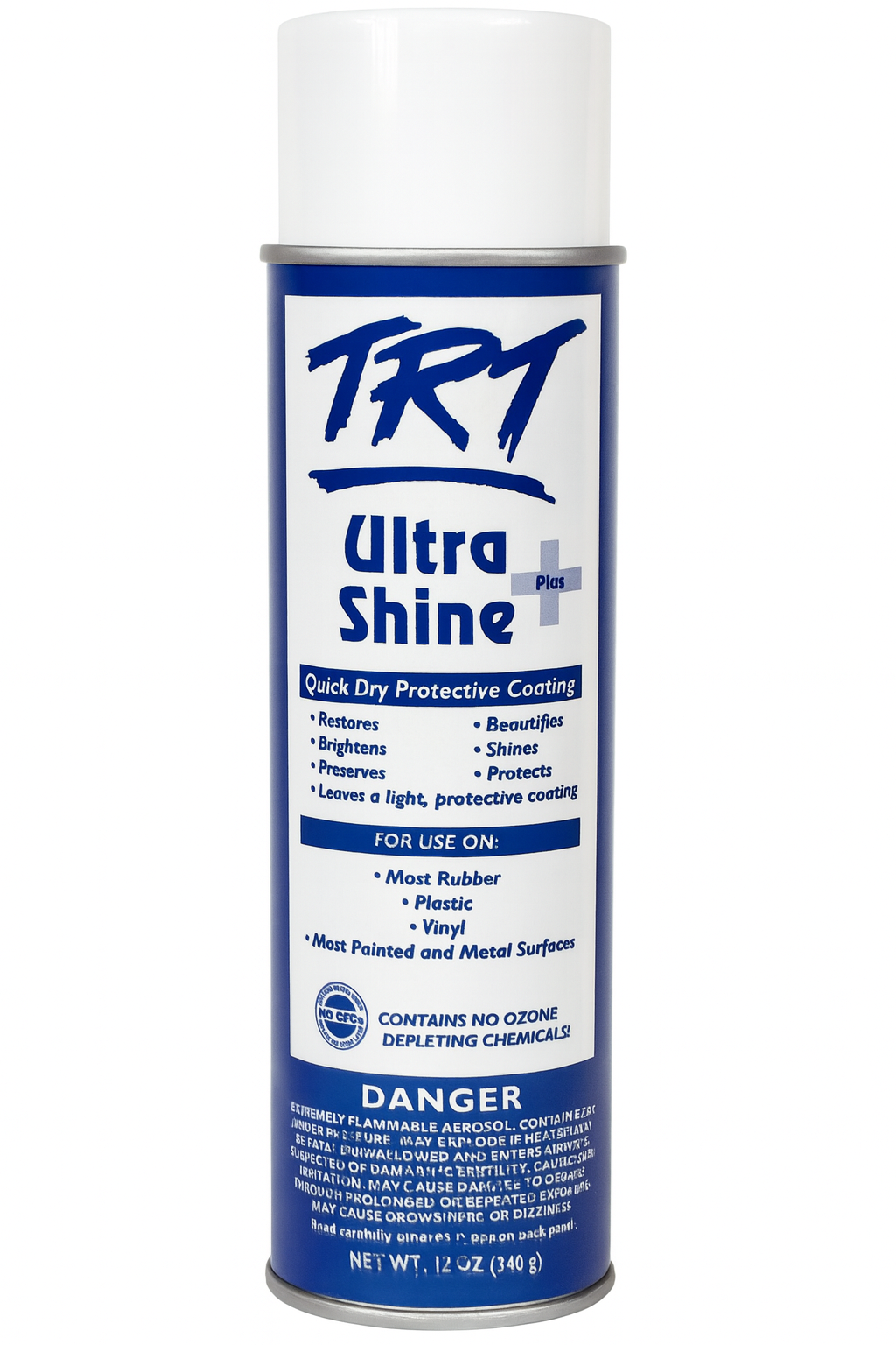TRT Ultra Shine Plus | Quick Dry Protective Coating for Rubber, Vinyl & Plastic