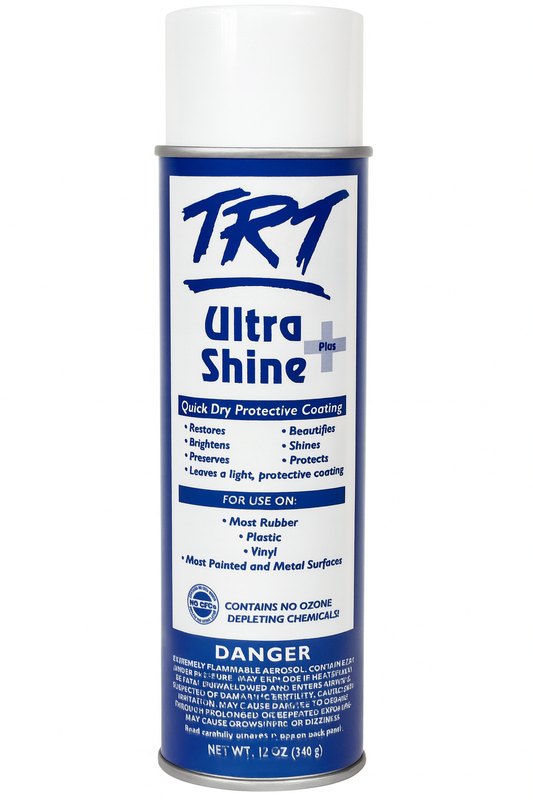 TRT Ultra Shine Plus | Quick Dry Protective Coating for Rubber, Vinyl & Plastic