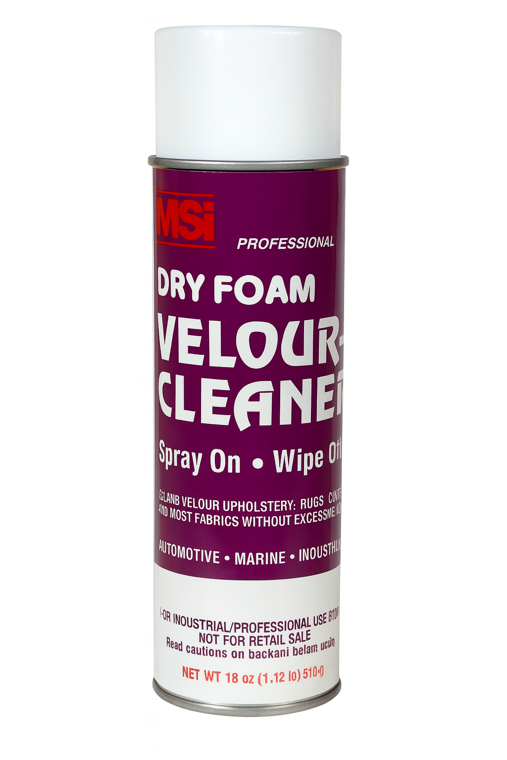 MSI Dry Foam Velour Cleaner | Professional Fabric & Upholstery Cleaner