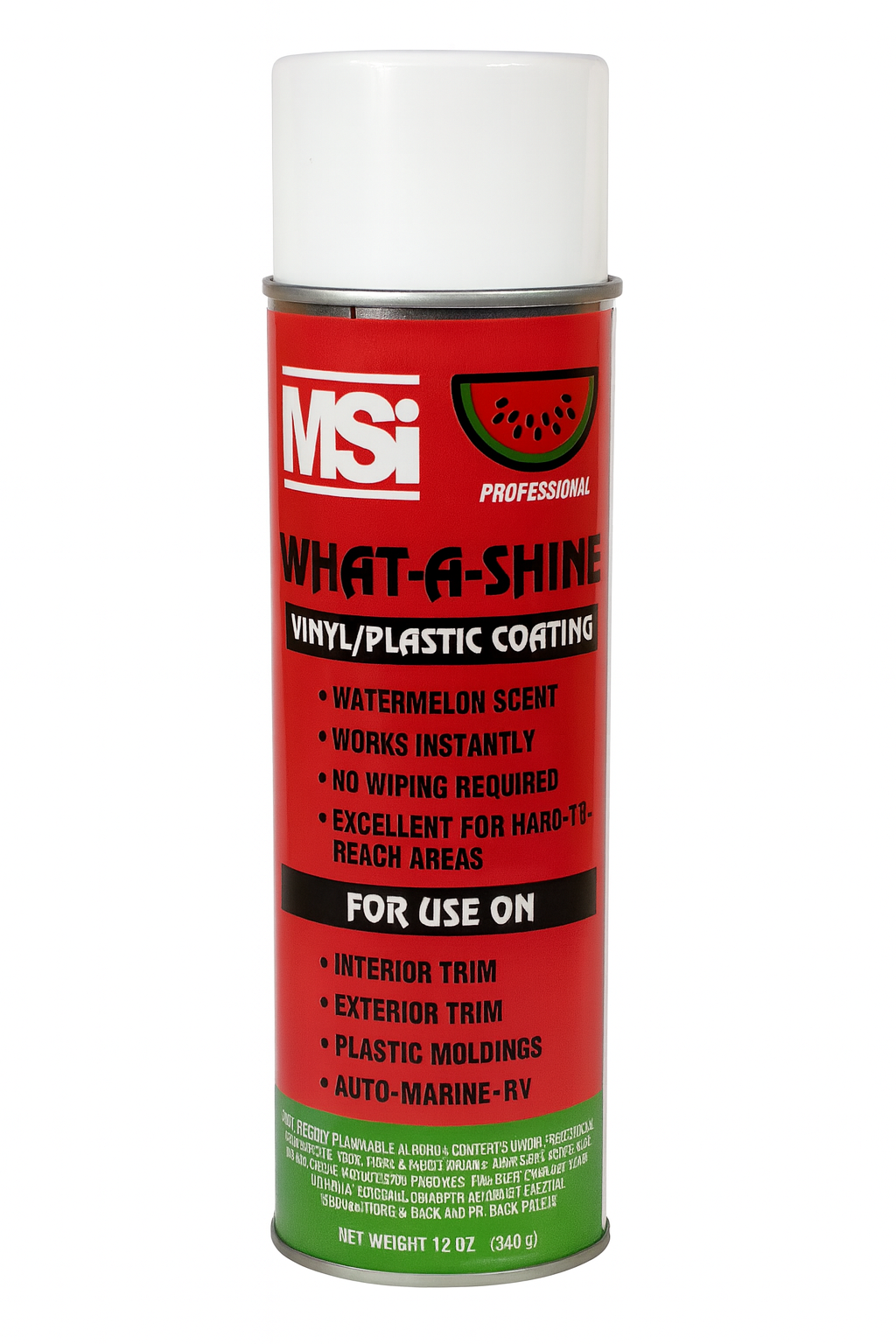 MSI What-A-Shine | Instant Vinyl & Plastic Shine - Watermelon Scent