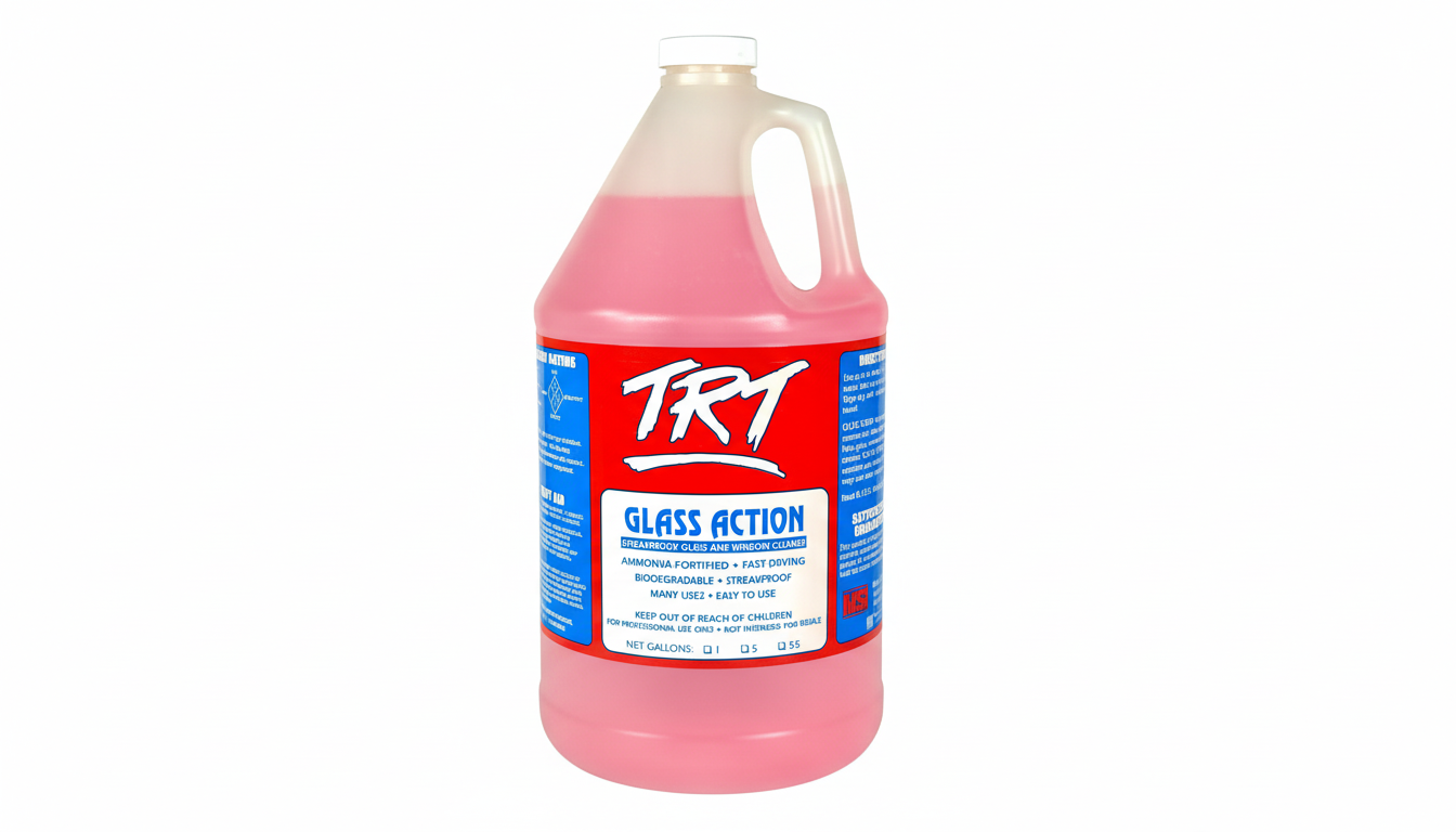 TRT Glass Action | Streak-Free Glass & Window Cleaner
