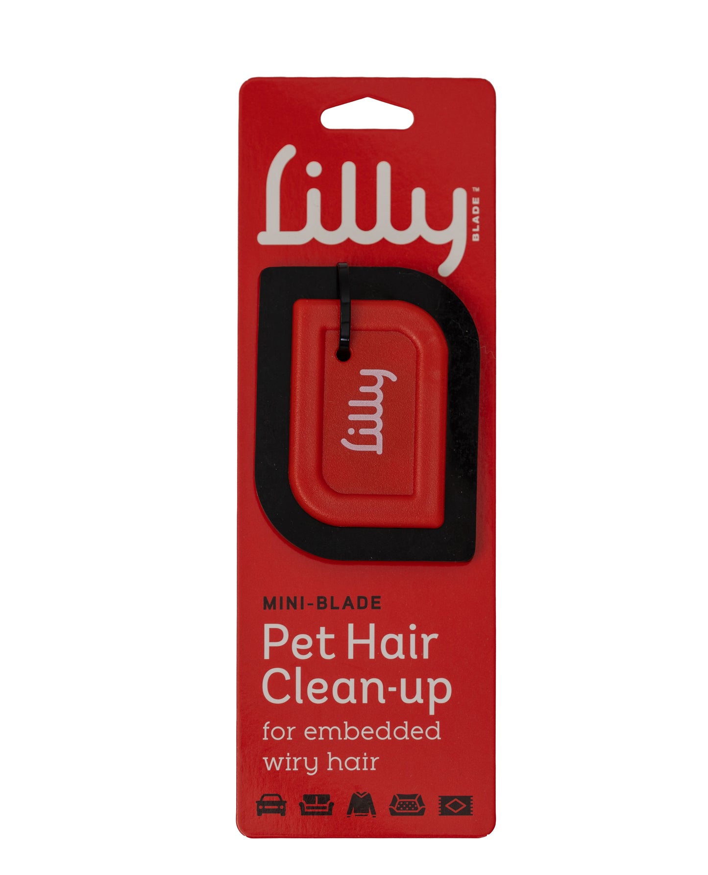 Lilly Pet Hair Clean-Up Mini Blade | Removes Embedded Pet Hair from Carpet & Upholstery