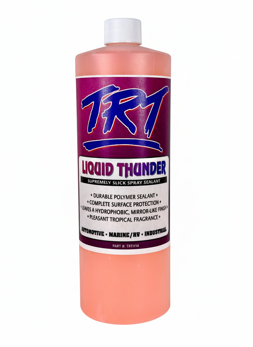 TRT Liquid Thunder Spray Sealant | Hydrophobic Polymer Protection for Cars, Boats & RVs