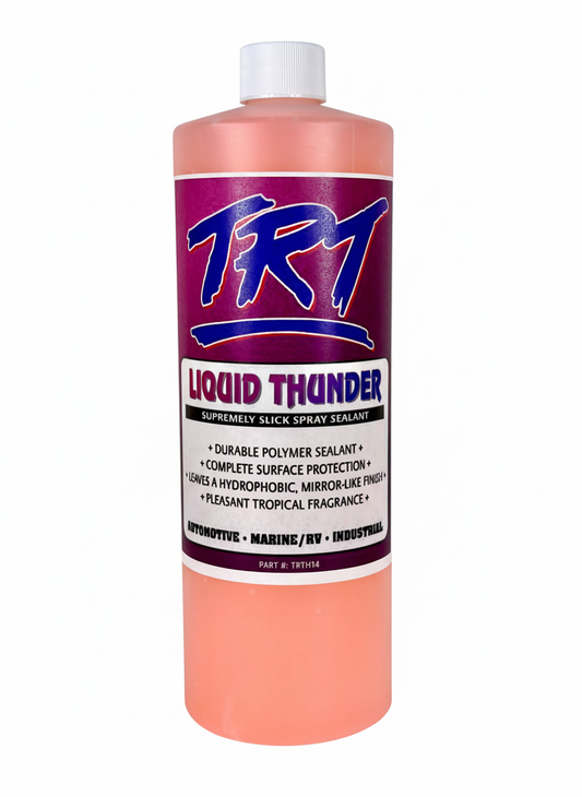 TRT Liquid Thunder Spray Sealant | Hydrophobic Polymer Protection for Cars, Boats & RVs