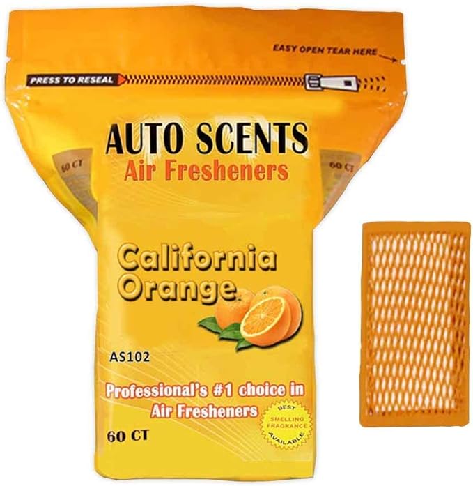 AUTO SCENTS California Orange 60/pk