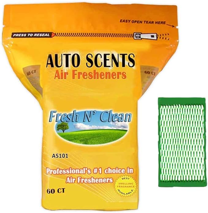 AUTO SCENTS Fresh N' Clean 60/pk - Mark Supply Inc