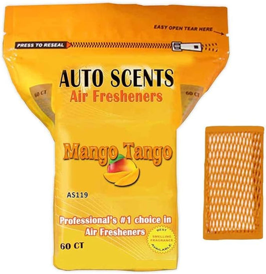 AUTO SCENTS Mango Tango 60/pk - Mark Supply Inc
