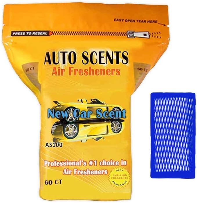 AUTO SCENTS New Car 60/pk - Mark Supply Inc