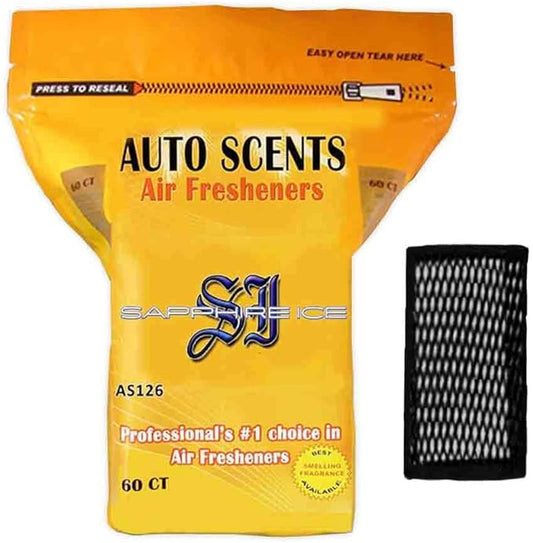 AUTO SCENTS Sapphire Ice 60/pk - Mark Supply Inc