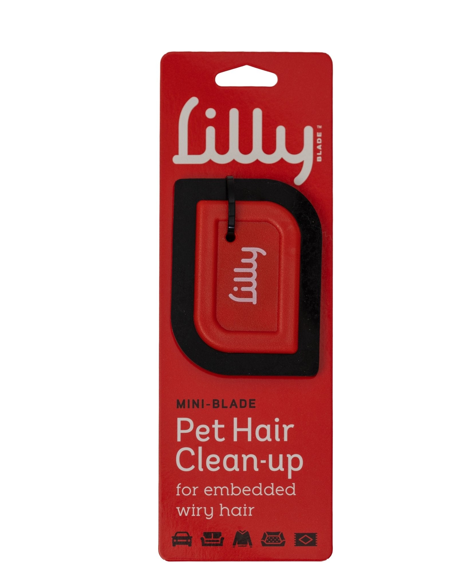 Lilly Pet Hair Clean - Up Mini Blade | Removes Embedded Pet Hair from Carpet & Upholstery - Mark Supply Inc