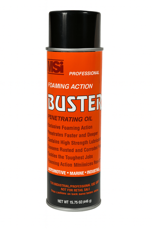 MSI Buster | Foaming Penetrating Oil for Rusted & Seized Parts - Mark Supply Inc
