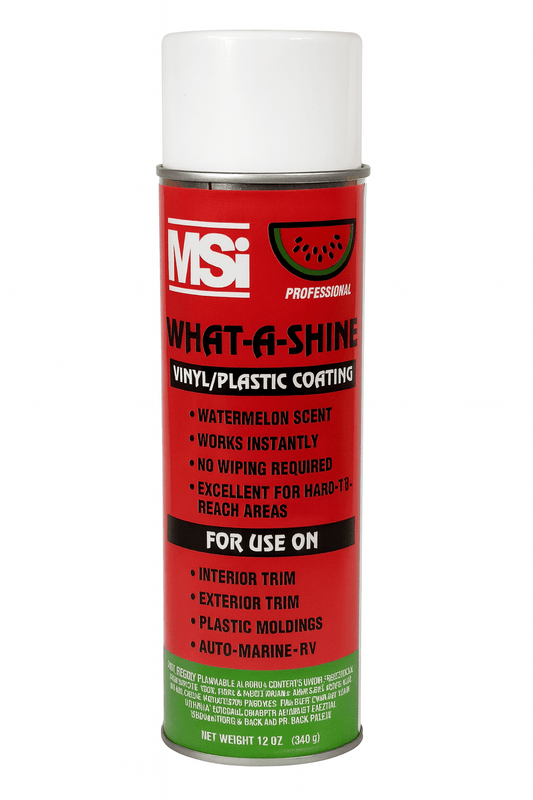 MSI What - A - Shine | Instant Vinyl & Plastic Shine - Watermelon Scent - Mark Supply Inc