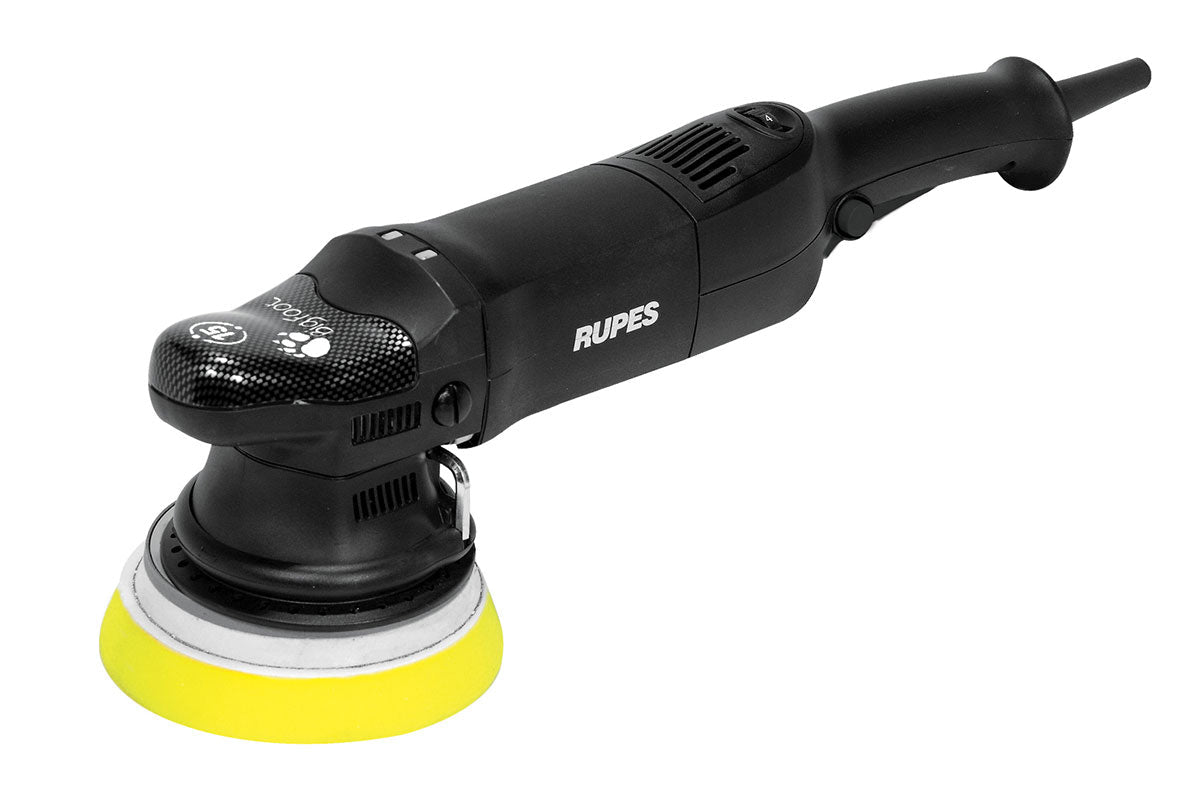 RUPES BigFoot LHR15ES 15mm Dual Action Polisher - Professional Orbital Car Detailing Tool - Mark Supply Inc