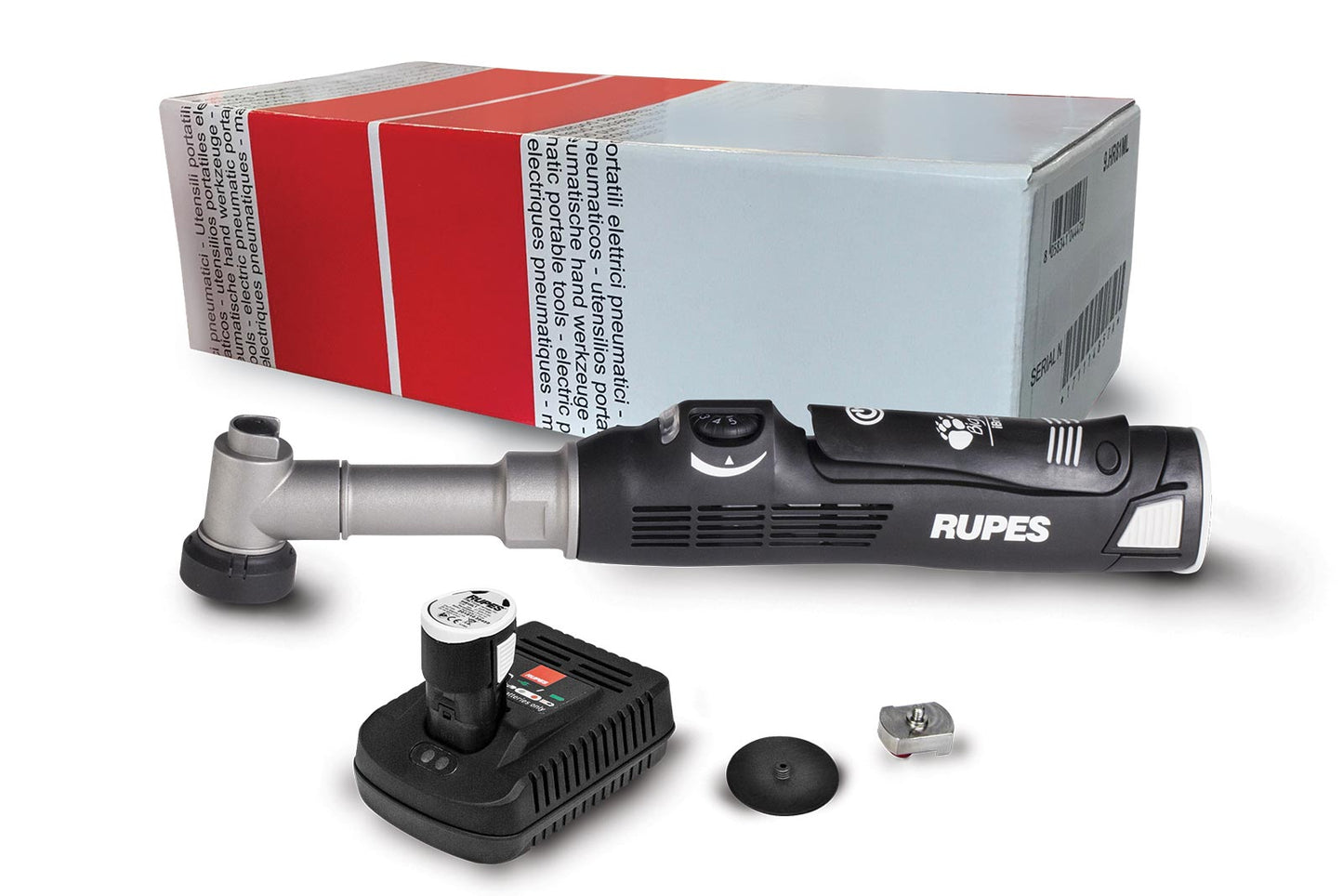 RUPES HR81ML iBrid Nano Polisher Long Neck | 3 Motion Precision Detailing Deluxe Kit - Mark Supply Inc