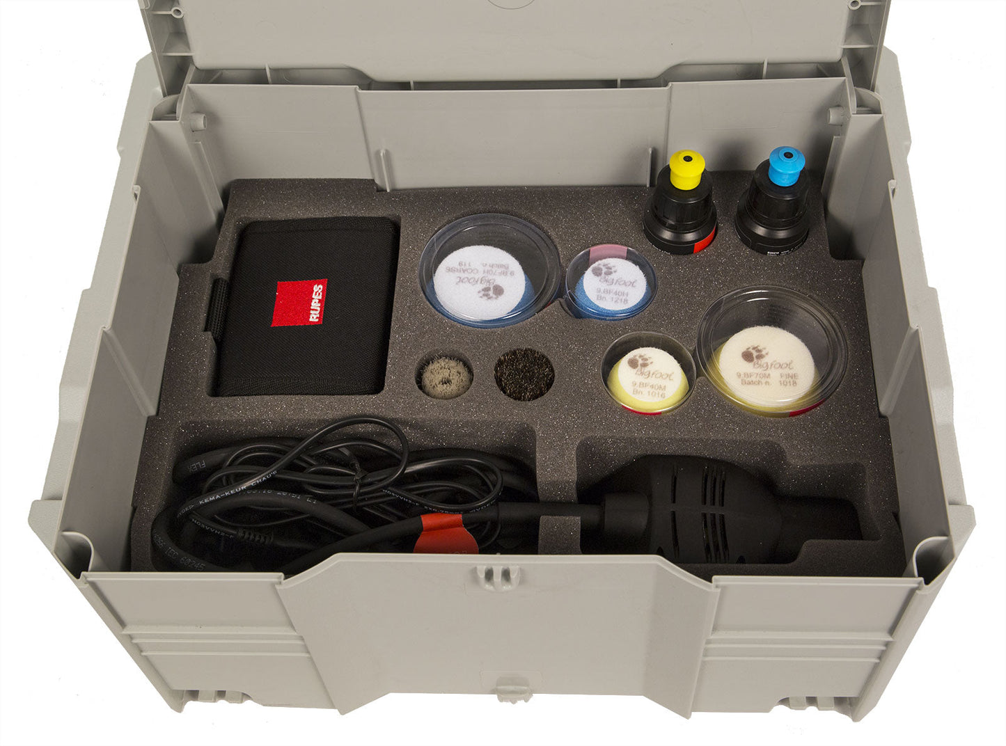 RUPES HR81ML iBrid Nano Polisher Long Neck | 3 Motion Precision Detailing Deluxe Kit - Mark Supply Inc