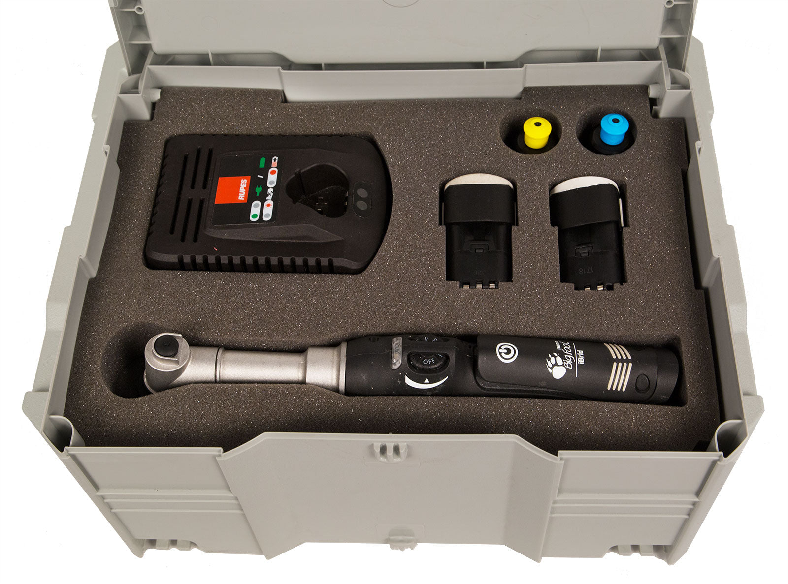 RUPES HR81ML iBrid Nano Polisher Long Neck | 3 Motion Precision Detailing Deluxe Kit - Mark Supply Inc