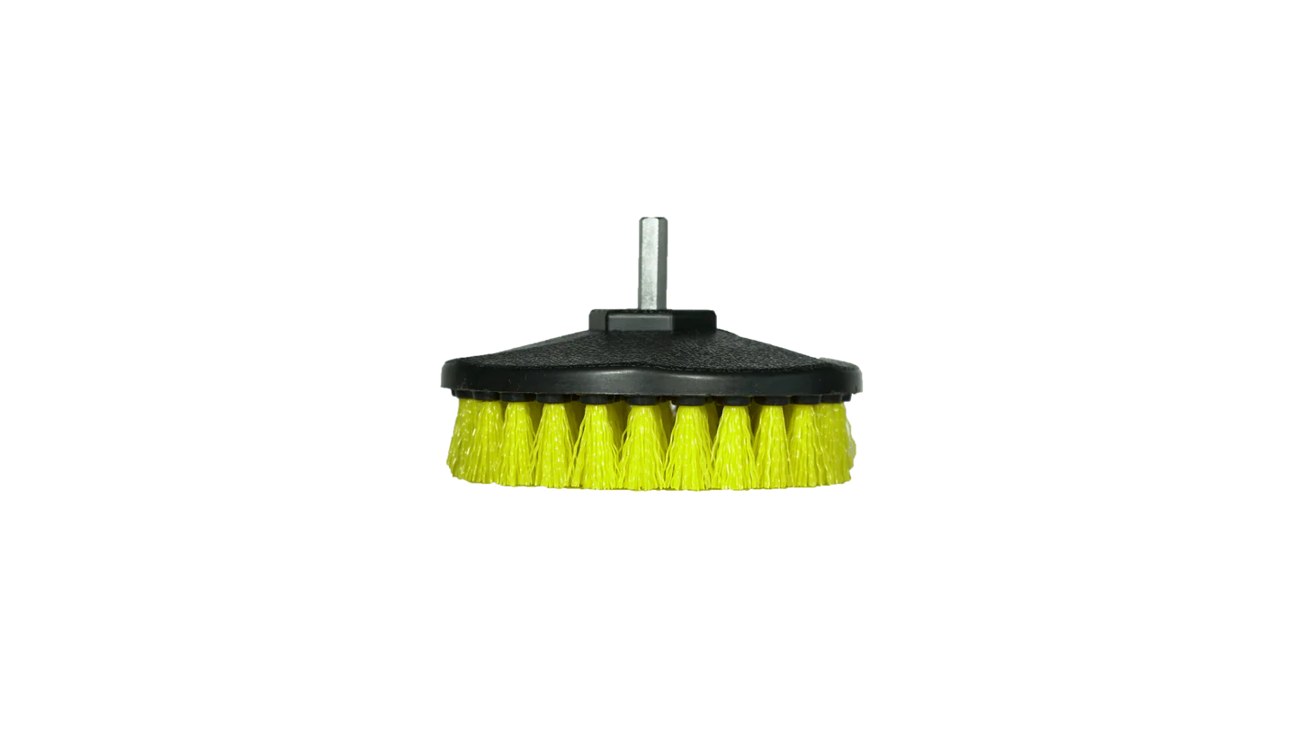SM Arnold Yellow Drill Brush | Medium-Duty Carpet & Upholstery Cleaning Attachment