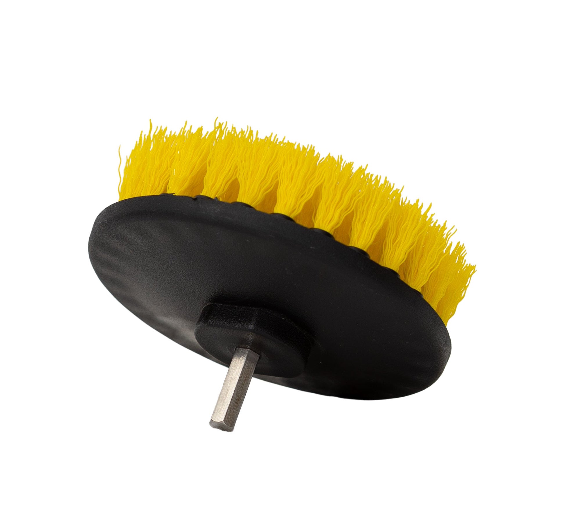 SM Arnold Yellow Drill Brush | Medium - Duty Carpet & Upholstery Cleaning Attachment - Mark Supply Inc