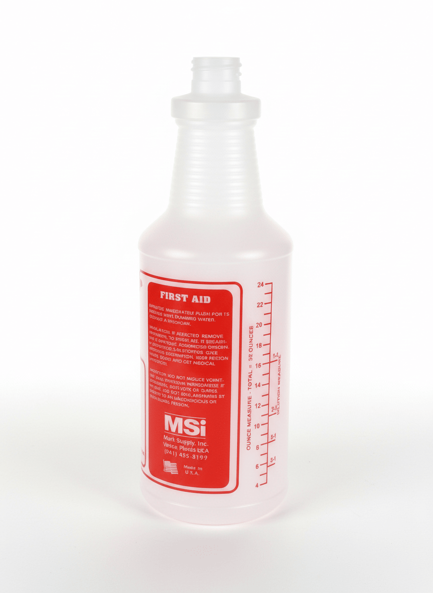 TRT 1 Quart Detailing Bottle | Professional Mixing & Storage Bottle - Mark Supply Inc