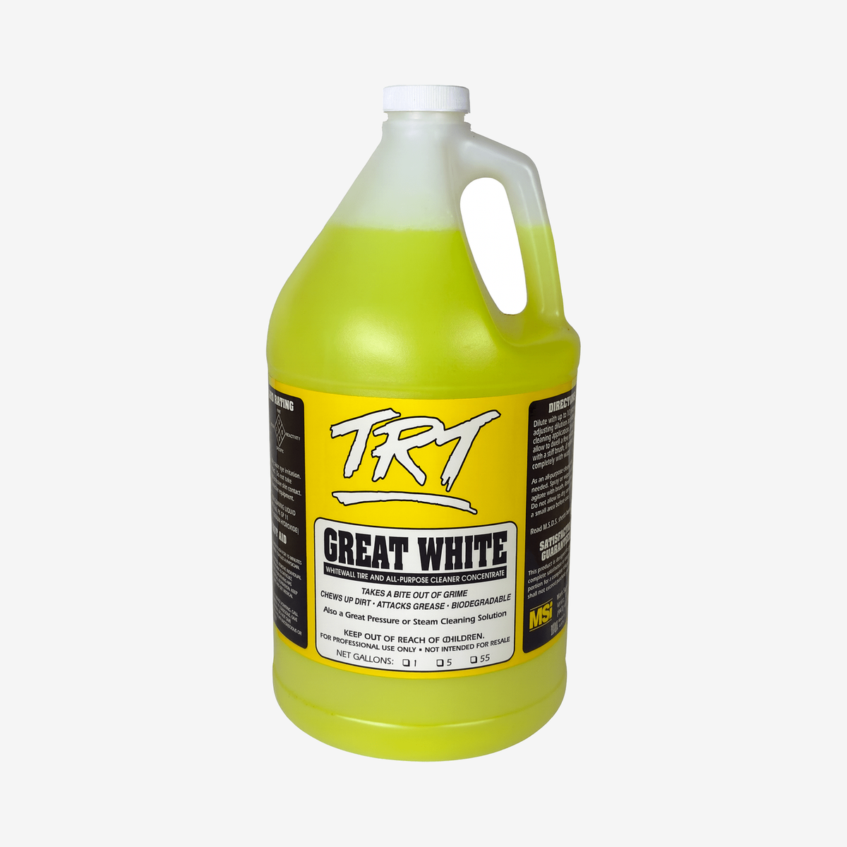 TRT GREAT WHITE | Whitewall Tire & All - Purpose Cleaner Concentrate - Mark Supply Inc